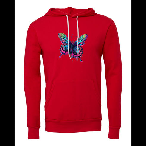 Colorful butterflies Bella canvas hoodie 3719